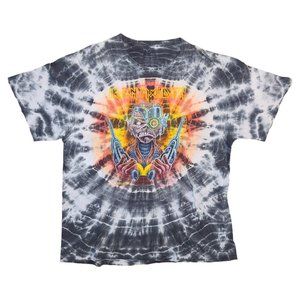 Vintage 1987 Iron Maiden Somewhere In Time Symmetria Tie Dye Shirt
